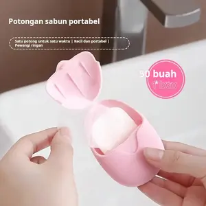 Sabun Lembaran Berukuran Kecil dan Portabel Bentuk Beruang Lucu Praktis untuk Membersihkan Rumah Menghasilkan Busa Lembut dan Mudah Dibilas Cocok untuk Berbagai Kebutuhan Sehari-hari