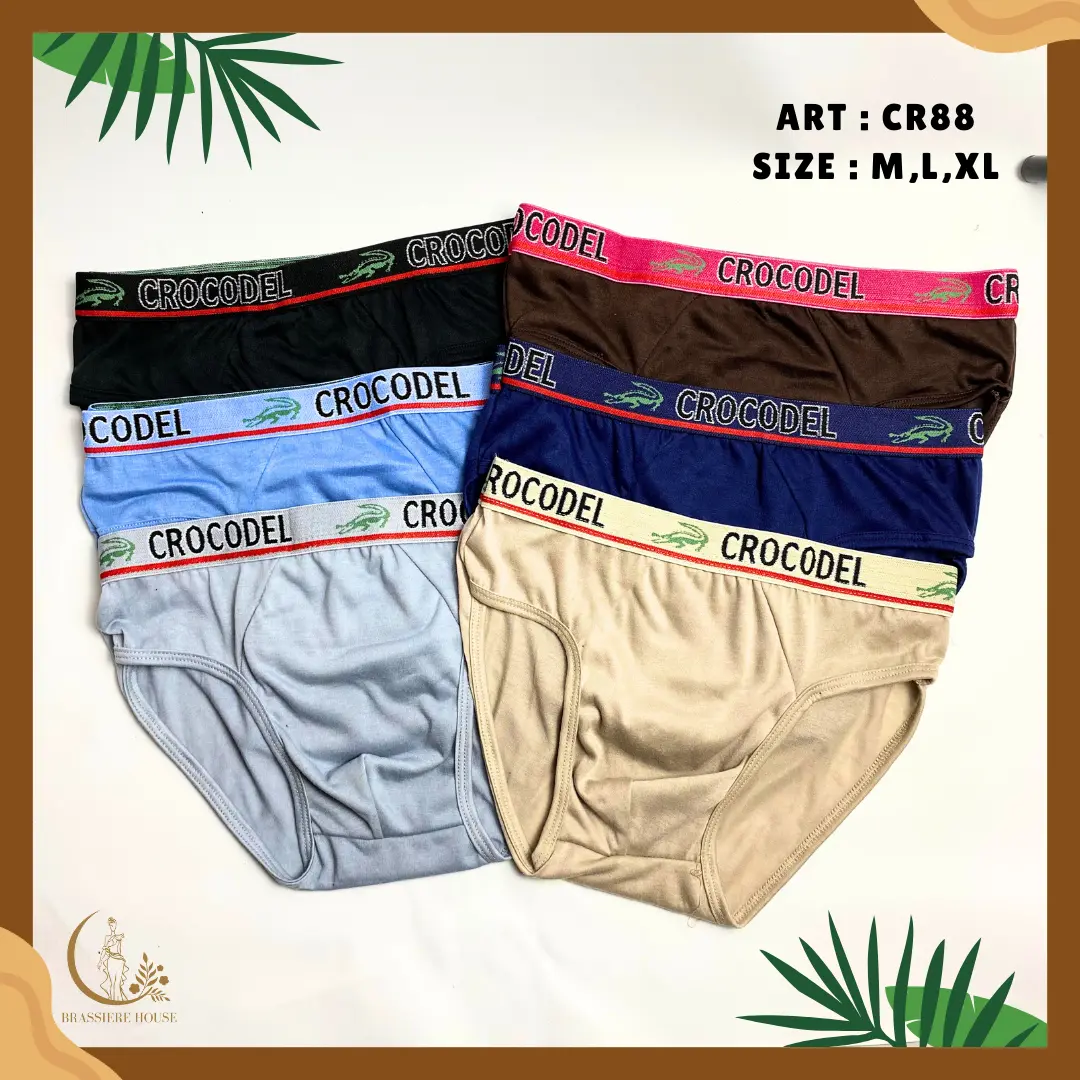 (12Pcs) Celana Dalam Pria/ Celana Dalam Segitiga Pria Dewasa CR88