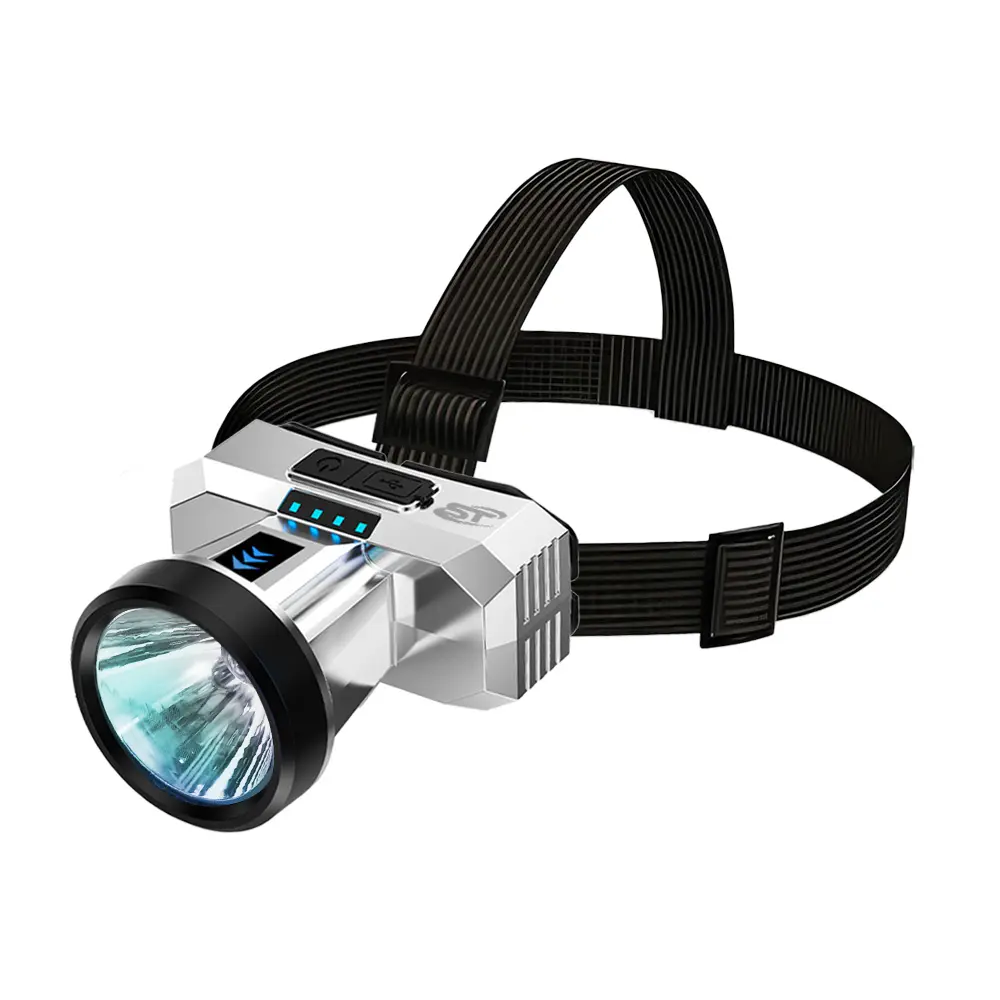 Suksestech Headlamp Senter Kepala Mini 3 Mode Cahaya Terang LED Free Kabel Usb Tipe Micro RG 103