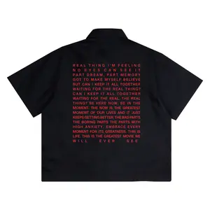 Hokidoky - kemeja boxyshirt alena hitam