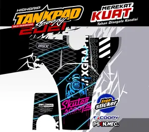 Stiker Pelindung Dashboard Sc00py New 2021-2024 Sticker Tankpad Kendaraan Motor Motorcycle Anti Gores