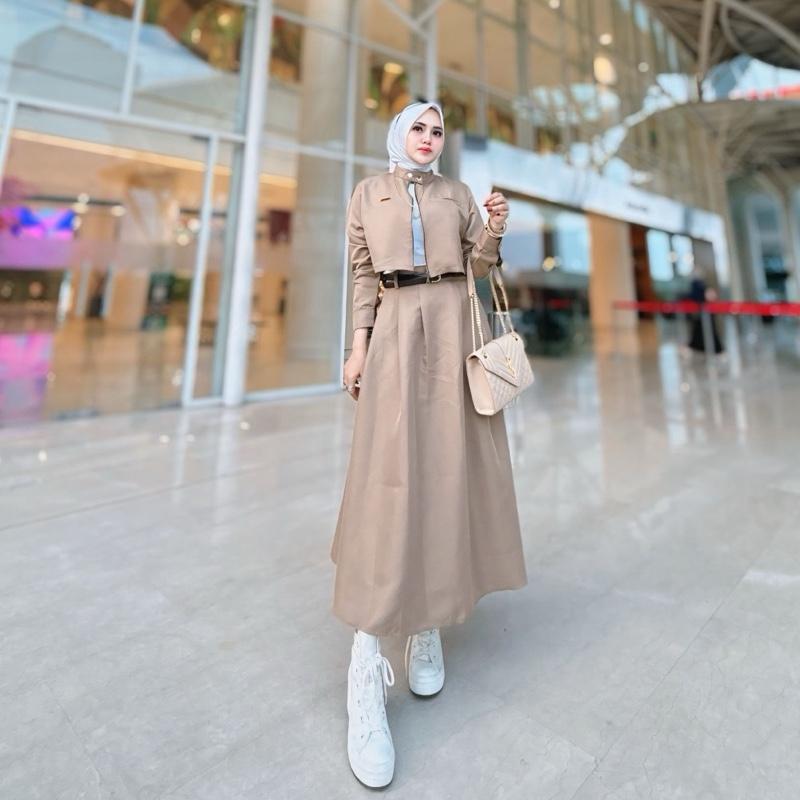 Oneset Rok Bomber Ziper Kekinian Trendy - Shop | Tokopedia