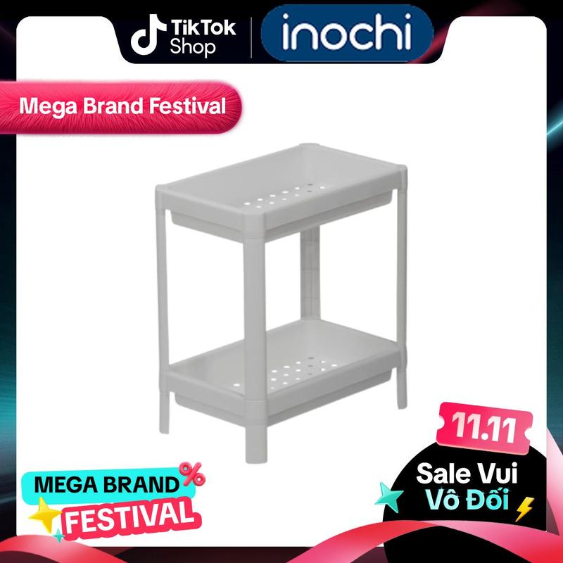 INOCHI Kệ để đồ đa năng 2,3,,4 tầng Inochi Nhựa Dùng Để Đựng Gia Vị Nhà Bếp Đồ Phòng Ngủ kede 4 tang