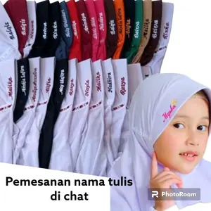 krudung sekolah  jilbab sekolah anak smp/SMA Muslim Instan Kerudung