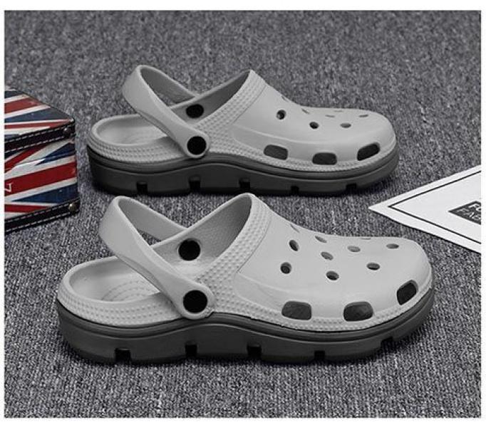Product Introduction of 2025 New Men's Clogs Summer Casual CROSS Sandals Non-Slip Closed Toe Sandals Outer Wear Thick Sole Beach Slippers 43