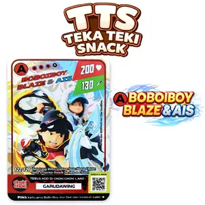 Kartu Hologram Blaze & Ais (A) + Bonus 9 Kartu Basic Batch 2