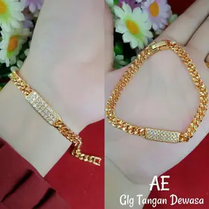 Gelang sisik naga Plat Anti Karat [Free cincin] Hadiah Perhiasan Titanium