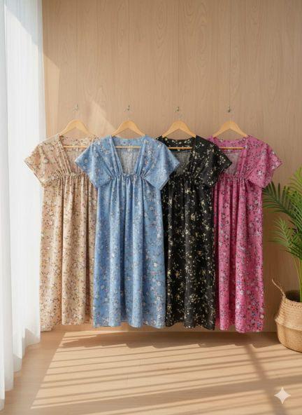 Dastet Fuji isi 3 Pcs Katun Bumil Busui Motif Viral Bunga Cantik Random Terbaru Lengan Pendek PROMO Dapatkan 3 PCS Daster Wanita Lembut Dastet Fuji isi 3 Pcs Katun Bumil Busui Motif Viral Bunga Cantik Random Terbaru Lengan Pendek PROMO Dapatkan 3 PCS Daster Wanita Lembut