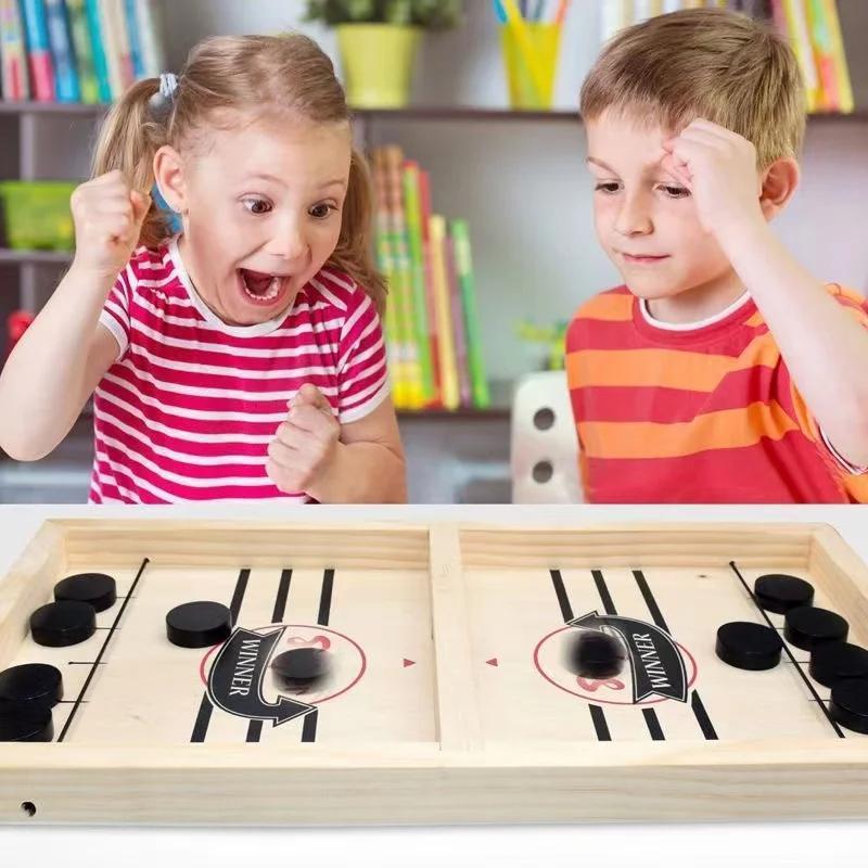 Wooden two-player catapult chess, parent-child interactive tabletop game, battle game 3