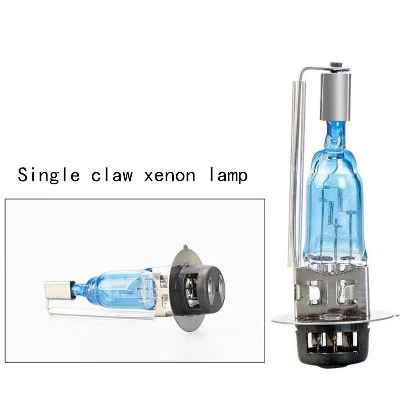 Product Introduction of Motorcycle large light bulb super bright electric ghost fire scooter 35w high and low beam dual claw large light bulb 2