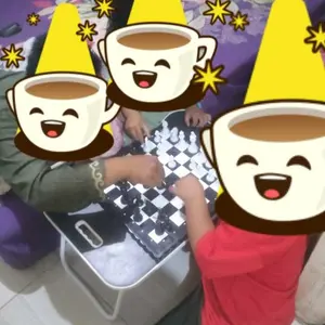 Papan Catur Lipat Plastik Folding Chess Board-MEDIUM-EXTRA LARGE Board Permainan