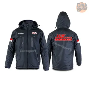jaket jnt express kuir gratis nama daerah area kamu bisa custom design bahan parasut tahan angin semi waterproof sablon dtf Gunung Nyaman Tebal