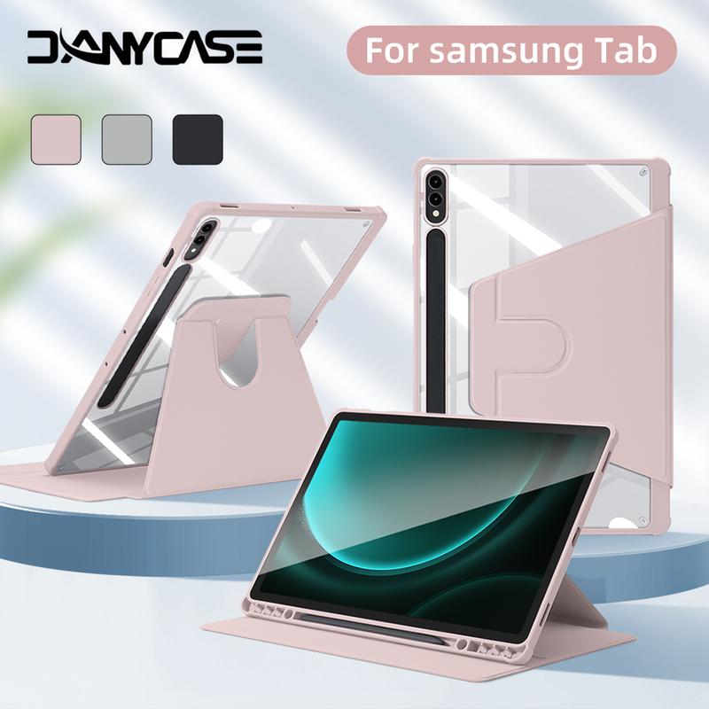 360° Ốp Góc Có Thể Điều Chỉnh Xoay Được Cho Samsung Galaxy Tab S10 Lite S10 FE 10.9 inch S10 Plus 12.4inch Tab A9 8.7 A9 PLUE 2024 A8 S9 FE S9 PLUE 12.4 inch S6 Lite Vỏ Lật Phụ Kiện Case Chống Sốc ốp lưng cho máy tính bảng