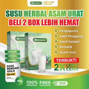 Susu Herbal Etawasul Asam Urat dan Kolesterol - Paket 2Box - Original 100%