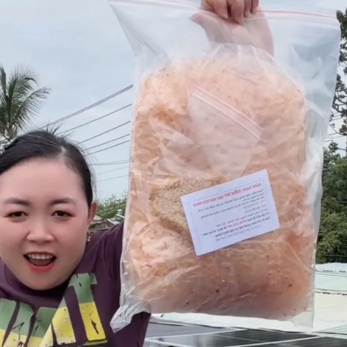 500gr Bánh tráng muối TỎI PHI (chay mặn đều dùng được)