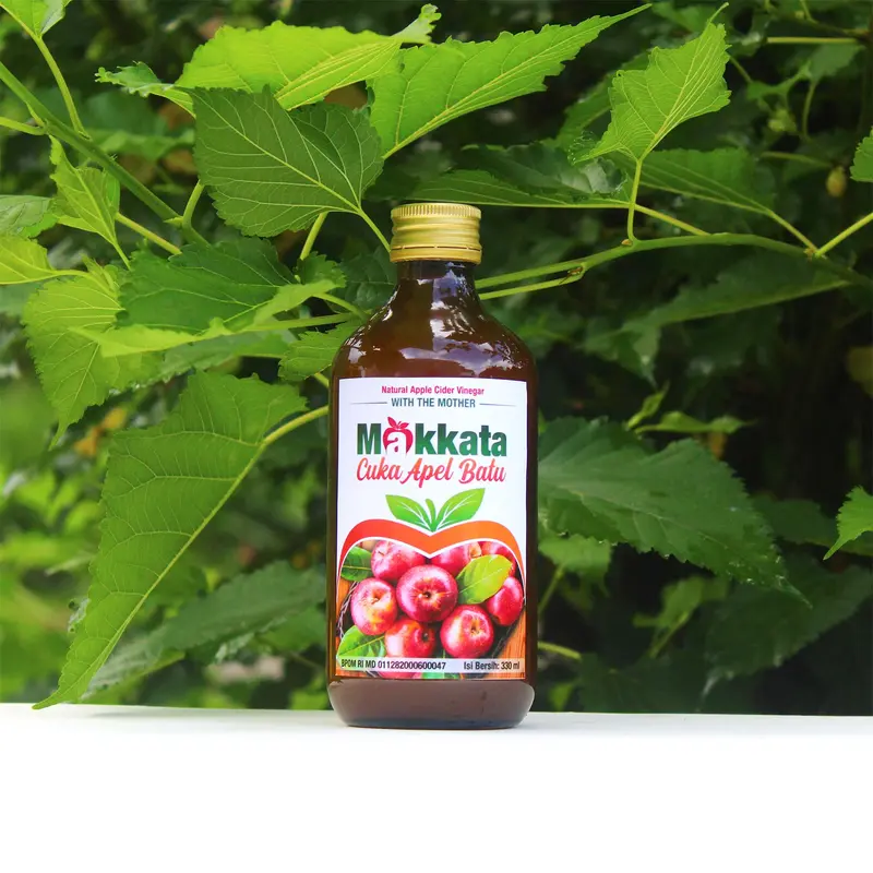 BELI 2 GRATIS 1 Cuka Apel Makkata With The Mother Organic BPOM 3