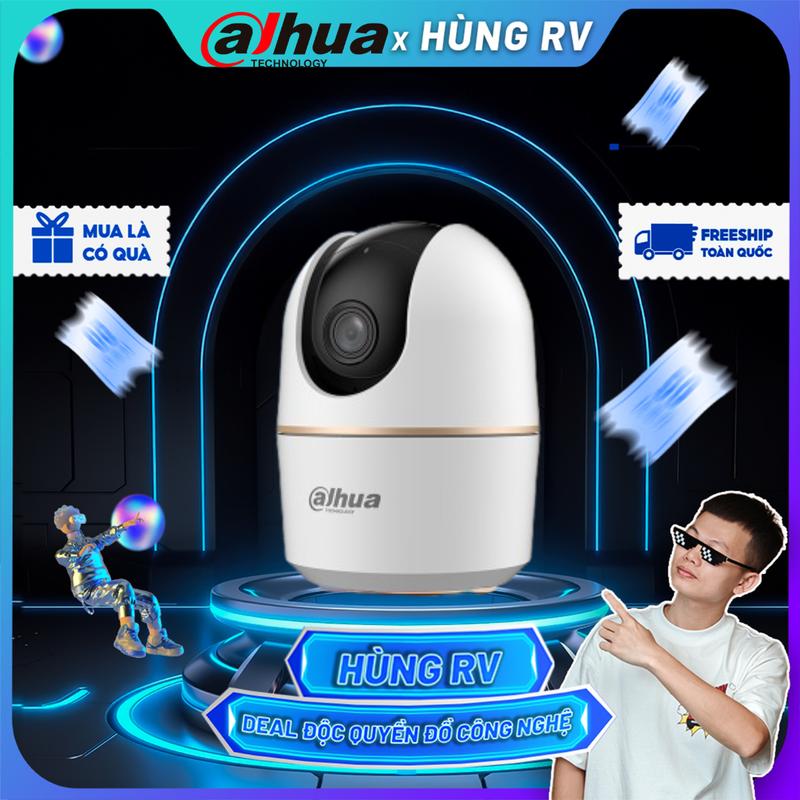[HÙNG.RV] Camera Wifi  Dahua Hero A1 ( 4MP - độ nét chuẩn 2K+) I Xoay 360 độ, Camera an ninh CCTV, Đàm Thoại 2 Chiều [H4AE]