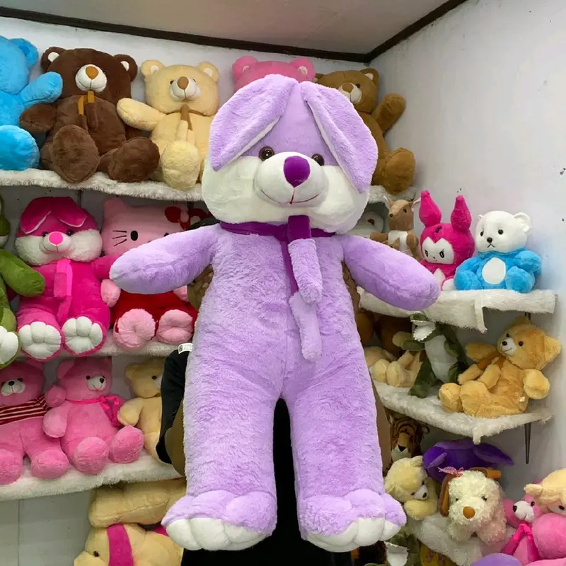 Boneka KELINCI SYAL JUMBO 90 cm (Bahan RabbitFur) SNI 0