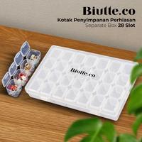 Gambar Kotak Penyimpanan Perhiasan Separate Box 28 Slot - 2333 dari PT KCheck Kota Administrasi Jakarta Barat 1 Tokopedia