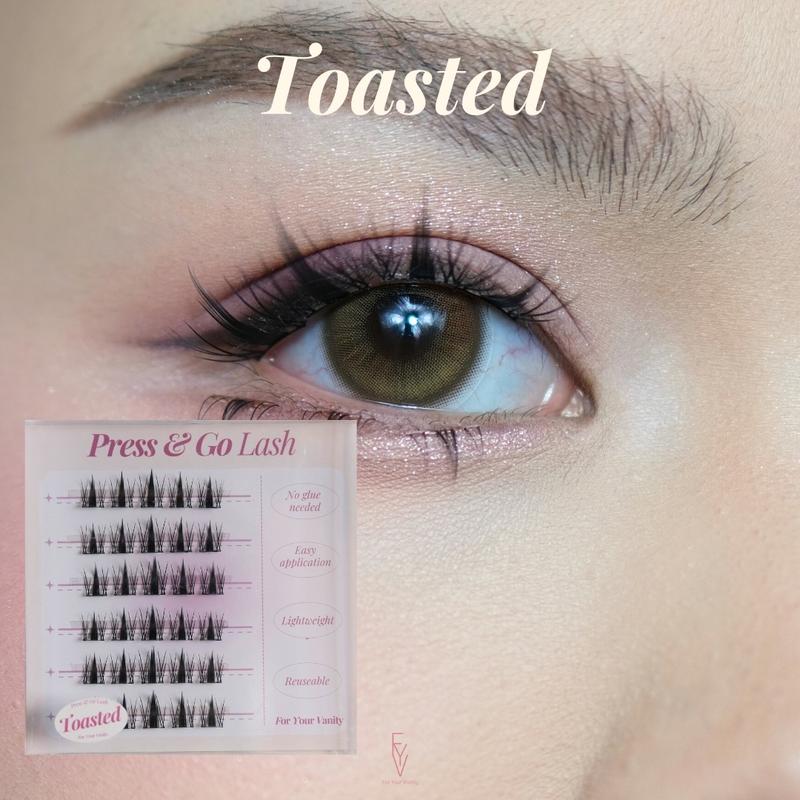 Product Introduction of Press&Go Lash For Your Vanity Bulumata/Eyelash Individual/ bulu mata tanpa lem cluster lashes 6