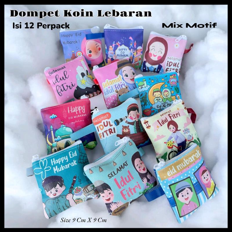 Dompet Koin Lebaran Mix Motif CCI Printing Tebal Dapat 12 pcs - Wanita 4