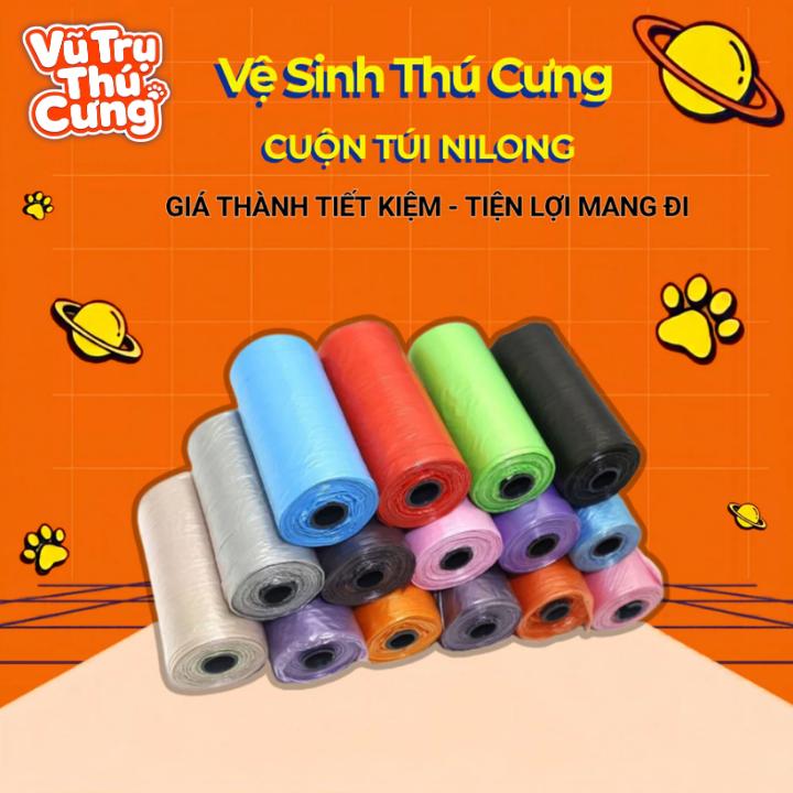 Cuộn túi nilong đựng phân Chó mèo size nhỏ