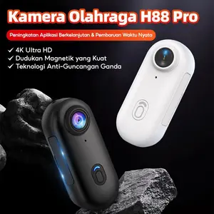 MODOFO kamera vlog 4K/WIFI Action Camera HD Jempol Magnetik Sport Camera Portabel Anti Air 30M Tahan Guncangan Layar HD Perekam Olahr Video