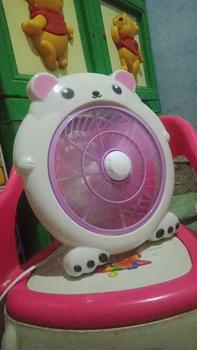 Product Review of Kipas Angin Karakter 10inch Kipas meja termurah Portable listrik Desk Fan lucu from ي**ه 0