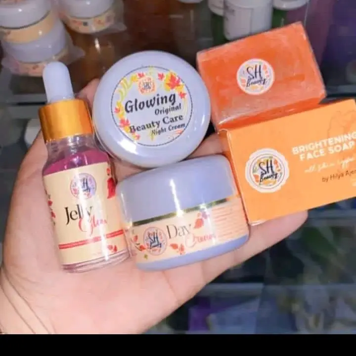 cream glowing bpom double malam sabun dan serum 4