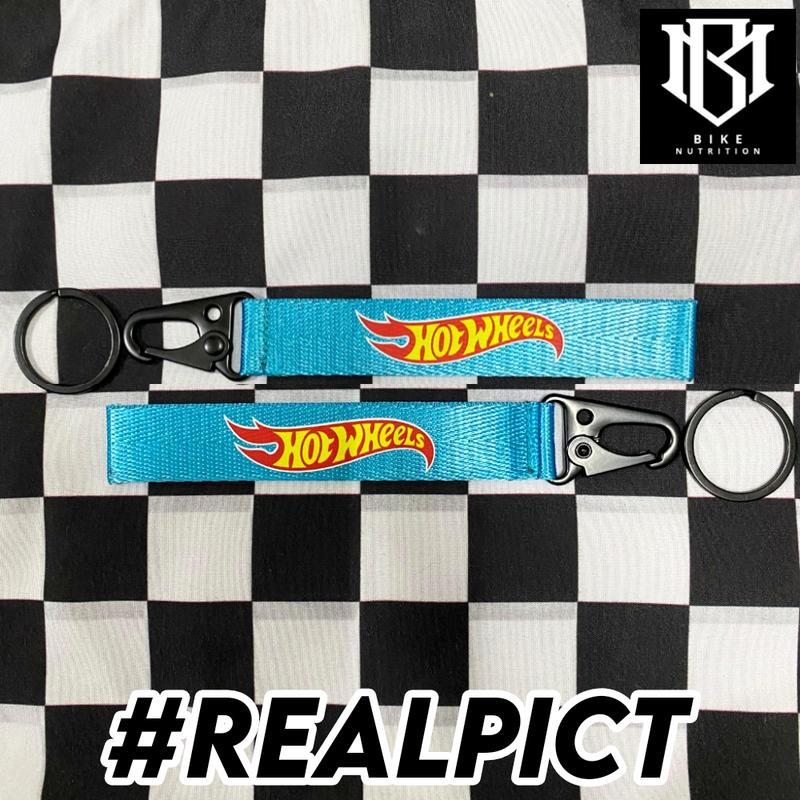GANTUNGAN KUNCI HOTWHEELS KEYCHAIN HOT WHEELS FACE KEY CHAIN HOTWHEELS BAHAN LANYARD NYLON BIKIN KECE DAN STYLISH BONUS GANTUNGAN KUNCI KAIN WEBBING 4