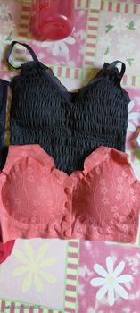 Product Review of Tanktop import Wanita kamisol padded hiasan renda cantik bh pakaian dalam fashion 1076 from S**m 0