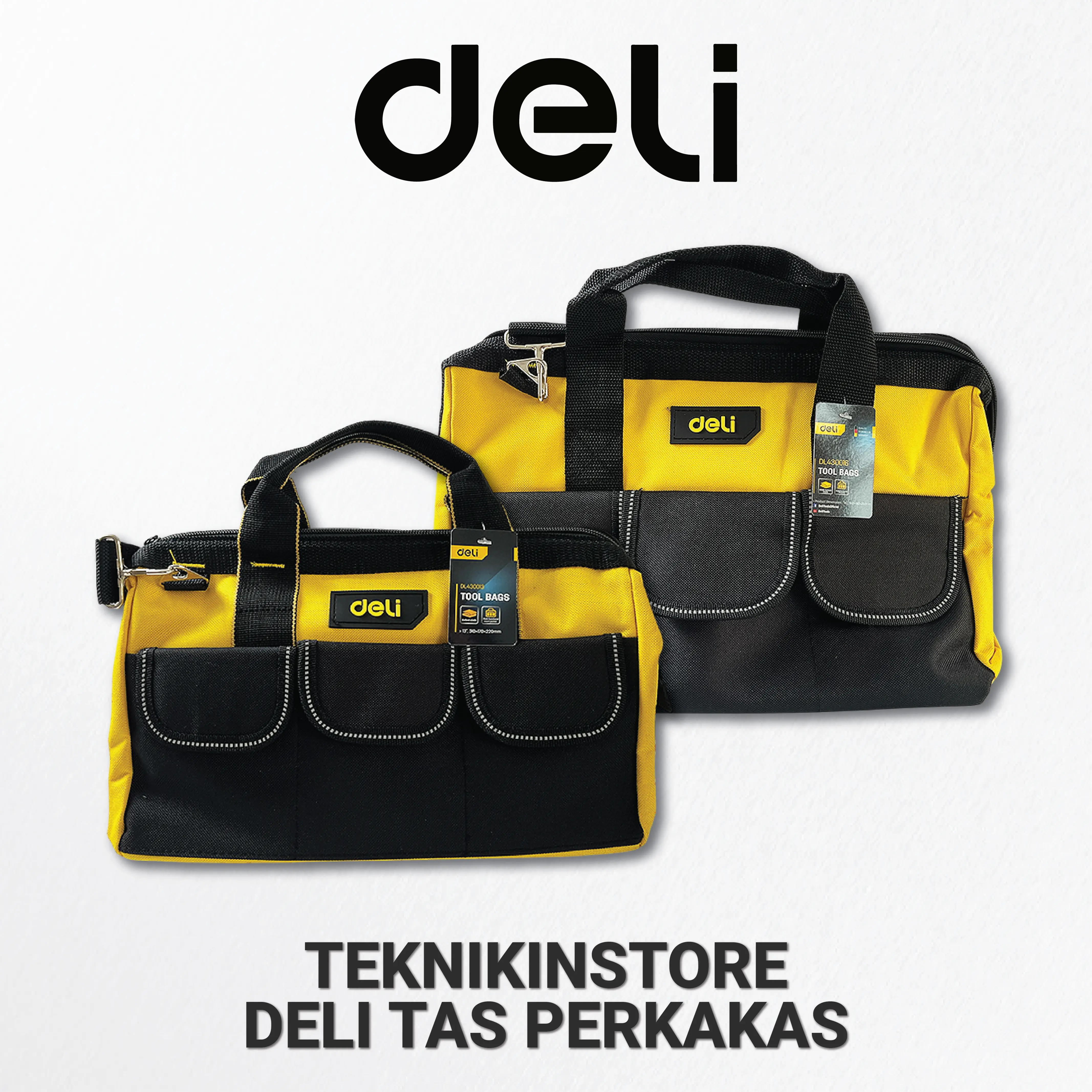 Deli Basic Tool Bags（13", 16", 17", 18") / Tas Penyimpanan Perkakas  Perkakas EDL4301XX