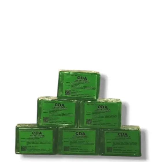 Paket 6 PCS Sabun Perawatan Kulit Wajah CDA Facial Soap Aroma Melon Membersihkan