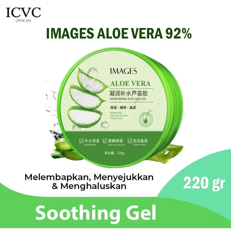 ￼IMAGES Aloevera Ointment 92 % Gel Murni Natural Masker Lidah Buaya Korea