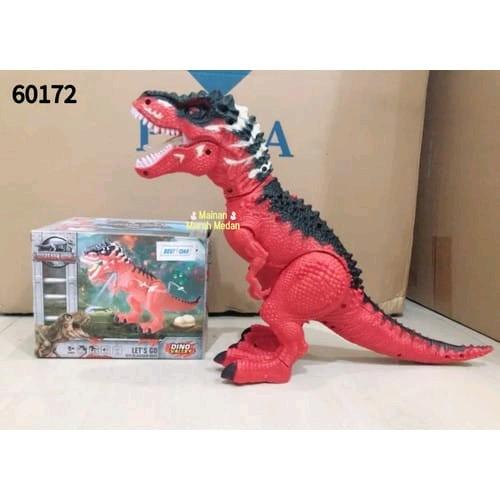 mainan dino saurus pake batu baterai bisa jalan sendiri ada suaranya juga 0