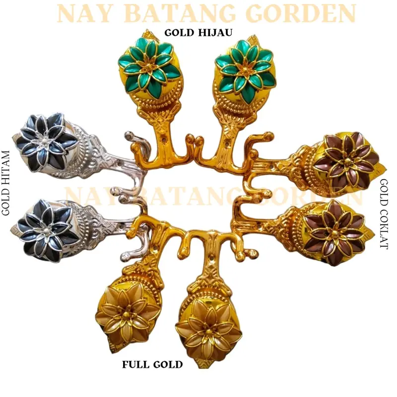 HOOK MOTIF MELATI/CENTOLAN TALI GORDEN MOTIF MELATI.jendela gorden indor tirai bambu 3