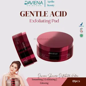Eksfoliasi Pad | Gentle Acid Exfoliating Pad Daviena Skincare | Membantu meregenerasi kulit | peeling wajah