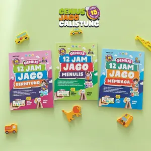 [Isi 3 Buku] Paket 12 Jam Jago Calistung - Buku Motorik Anak - Buku Aktivitas Anak Books