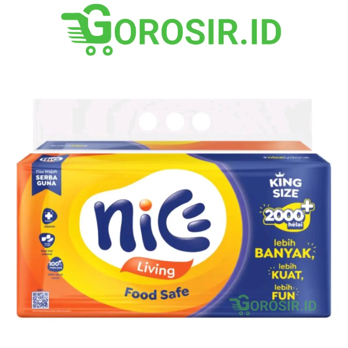 Tissue Tisu Nice 1000 gr 1 Kg 2000 Helai 2 Ply