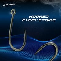 Gambar JEMMY Kail Pancing Carbon Steel Super Tajam Anti Karat Hook Pancing Kuat Berbagai Ukuran No. 4-15 Cocok Untuk Air Tawar / Laut Isi 50 - 100 Pcs - 3 (100 Pcs) dari JEMMY Indonesia Kota Administrasi Jakarta Barat 4 Tokopedia
