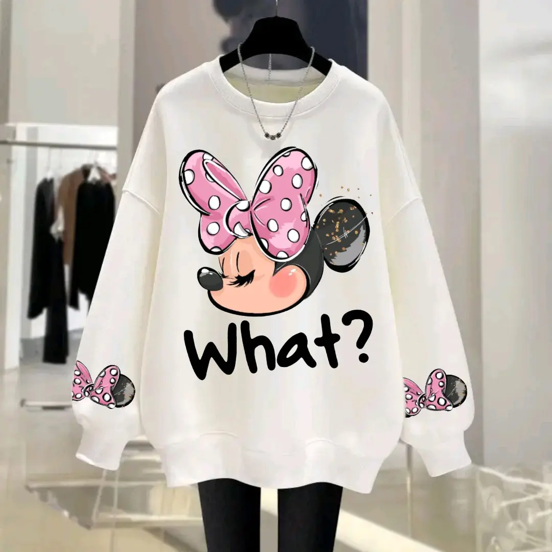Sweater Anak Remaja Perempuan Karakter Lucu Minnie Mouse What Handy Fashion Pakaian