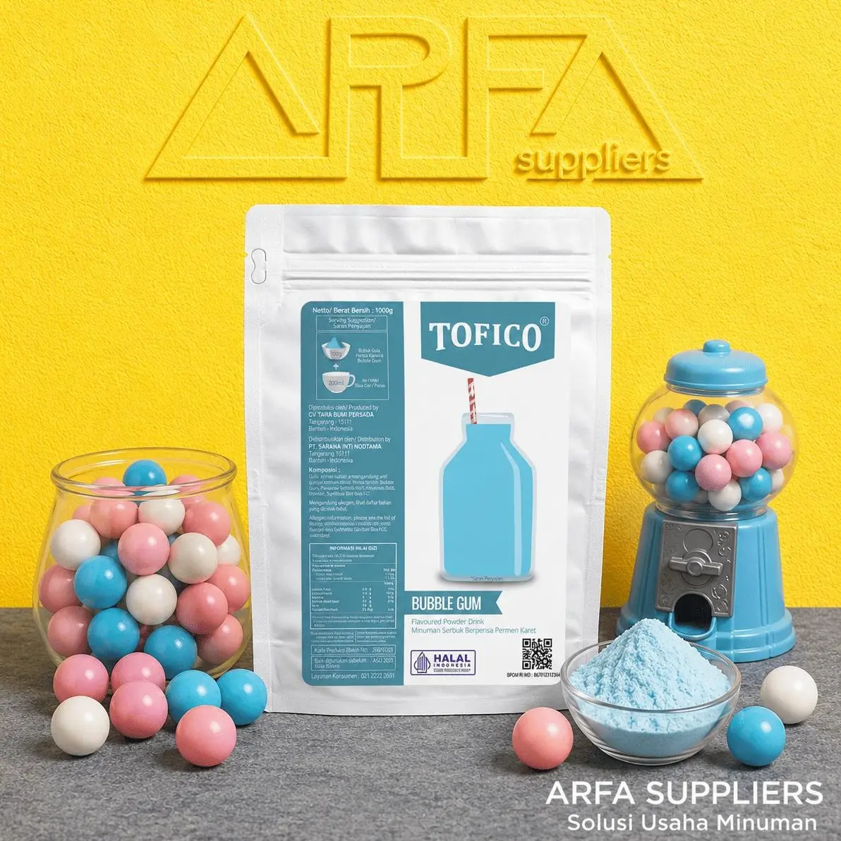 Powder Tofico Bubble Gum 1 kg