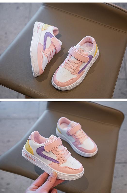 Product Introduction of Boys' Single Shoes 2024 Spring and Autumn New Middle and Big Children's Board Shoes Children's Sports Shoes Spring and Girls' Breathable Colored Board Shoes 8