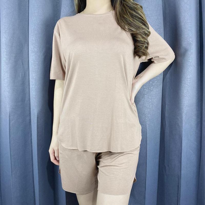Setelan Baju Wanita Oneck Oversize One set 889 5