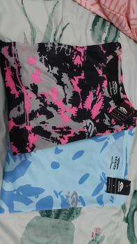 Product Review of MANIAK Baju Olahraga Lengan Pendek Wanita Corak Motif Atasan Senam Running Lari Zumba Gym Fitnes (MP02 S/S) from y**i s**a 0