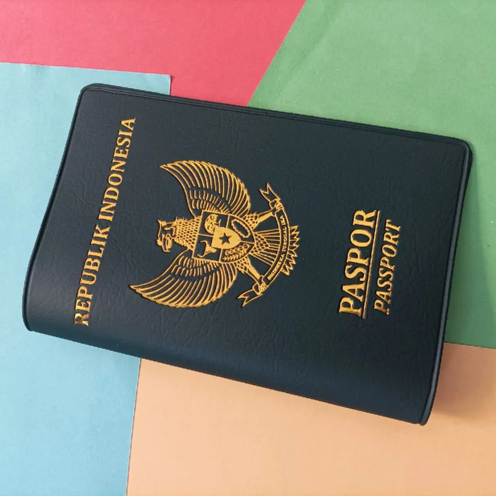 Cover Sampul PASPOR PREMIUM Sampul Passport Cover Kulit Sintetis TERBARU