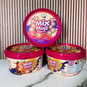 Denex Mix Emoji - Produk Makanan jajan lebaran Paket Lengkap wafer kaleng