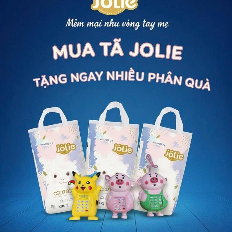   Combo 3 bịch + Tặng Quà điện thȯại   150c Bỉm Jolie Xuất Anh mềm mỏng thấm hút tốt,đủ size từ sơ sinh tới 4xl 
