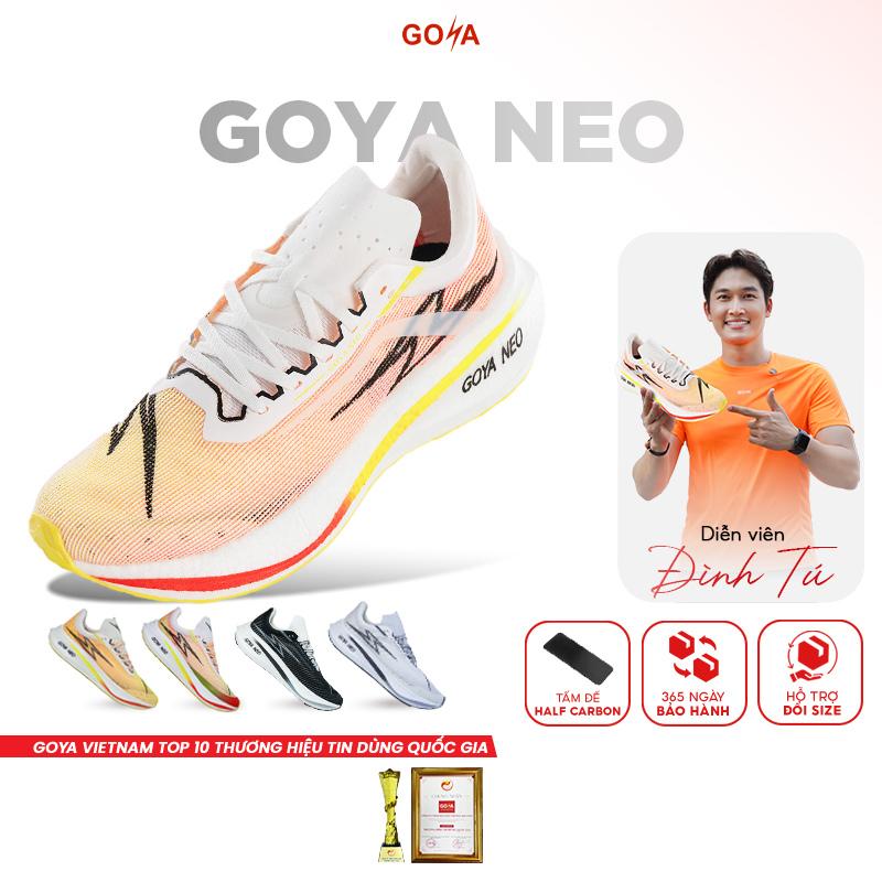 Giày Thể Thao Chạy Bộ Goya Neo Năm 2025 - Siêu Nhẹ, Êm Ái, Bám Đường Tốt Phù Hợp Cho Nam Nữ Chạy Bộ, Sneaker Chuyên Chạy Bộ, Tập Thể Dục