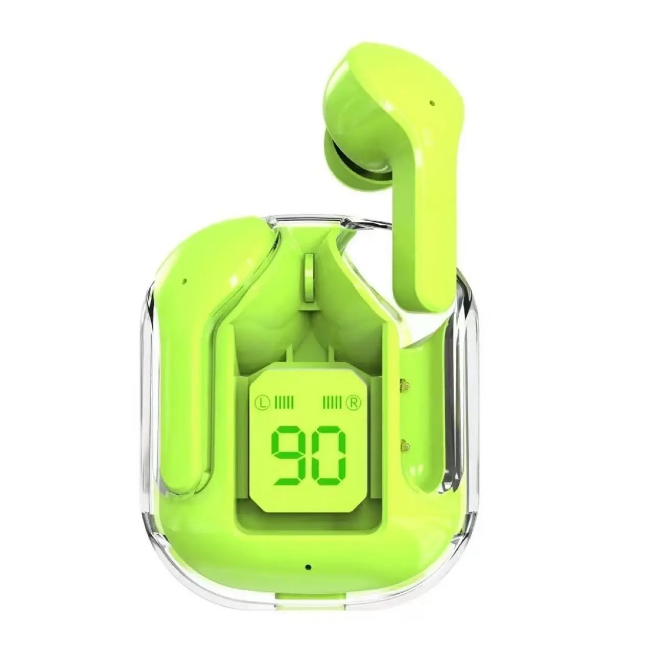 Wireless Bluetooth Earbuds with Microphone, in-Ear Headphones with Charging Case, Compatible with iPhone, Samsung, Android. Best Alternative to AirPods for Calls, Running, and Workouts